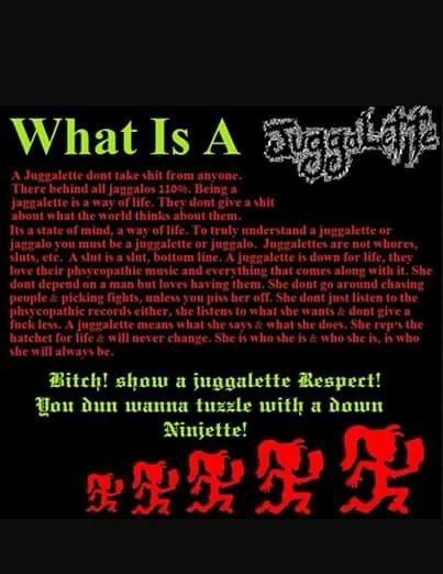 What is a juggalette What Is A Juggalo, Clown Posse, Insane Clown Posse, Insane Clown, A Way Of Life, Art Stuff, Way Of Life, Mindfulness, Quick Saves