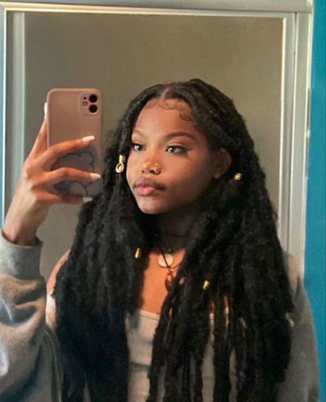 Beautiful Dreadlocks, Short Locs Hairstyles, Faux Locs Hairstyles, Cute Box Braids Hairstyles, Protective Hairstyles Braids, Hair Laid, Cornrow Hairstyles, Locs Hairstyles, Box Braids Hairstyles