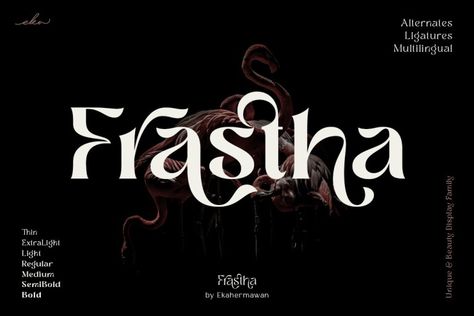 Frastha is a unique display font inspired by Indian culture. Use this font for any crafting project that requires a personalized look! Try before you buy Frastha font for iOS, Android, macOS, or Windows for free, or you can download the full version with a commercial license here. Frastha Display Font License: Personal, Commercial Font […] The post Frastha Font appeared first on FreeFontDL. Indian Font, Font Love, Font Serif, Unique Beauty Products, Modern Sans Serif Fonts, Pretty Fonts, Modern Sans Serif, Popular Fonts, Commercial Fonts