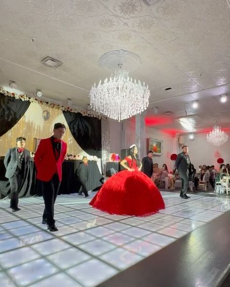 Red Quinceanera Ideas Chambelanes, Red Quinceanera Chambelanes, Red Quince Chambelanes Outfits, Quince Chambelanes Outfits, Quinceanera Chambelanes, Chambelan Outfits, Chambelanes Outfits, Red Quinceanera Ideas, Enchanted Forest Theme