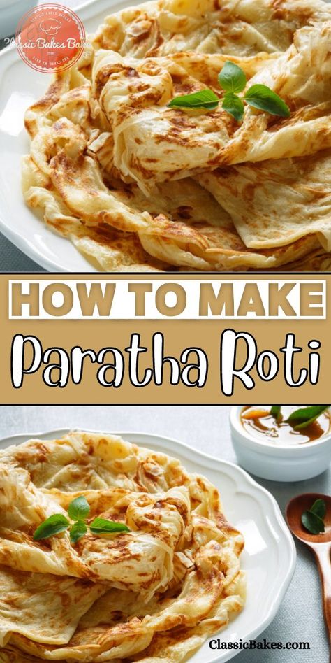 Paratha Roti Recipe, Trinidadian Recipes, Trinidad Recipes, Carribean Food, Trini Food, Roti Recipe, Paratha Recipes, Curry Dishes, Island Food