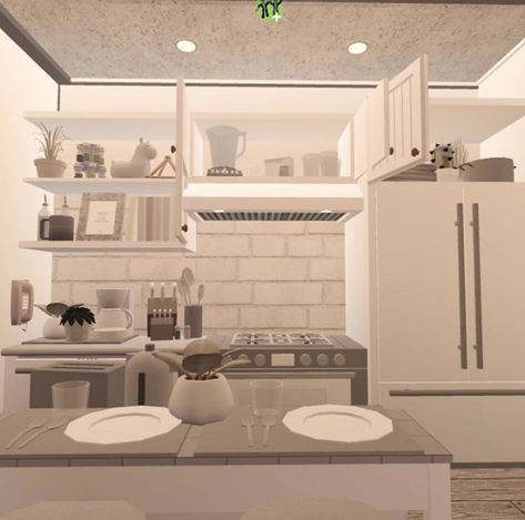 Tiny Kitchen Bloxburg, Bloxburg Tiny Kitchen Ideas, Bloxburg Kitchen Ideas Easy, Bloxburg Decorate Ideas, Bloxburg Kitchen Ideas 3x4, Bloxburg Coffee Shop Ideas Interior, Bloxburg Mini Kitchen Ideas, Bloxburg Tiny Kitchen, Bloxburg Bed Ideas Aesthetic