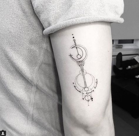 "a heart's a heavy burden" Best Celebrity Tattoos, Ariana Grande Tattoo, Sailor Moon Tattoo, Tattoos Mandala, Moon Tattoo Designs, Tattoos Geometric, Disney Tattoo, Geniale Tattoos, Line Art Tattoos