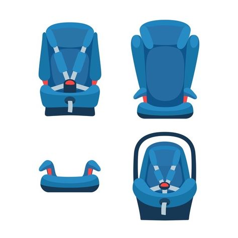 Safety baby car seats collection. differ... | Premium Vector #Freepik #vector #baby #flat #safety #protection Rappelling Gear, Car Symbols, Security Belt, Carseat Safety, Child Car Seat, Vector Icons Illustration, Gatwick, Kids Seating, Safety Belt