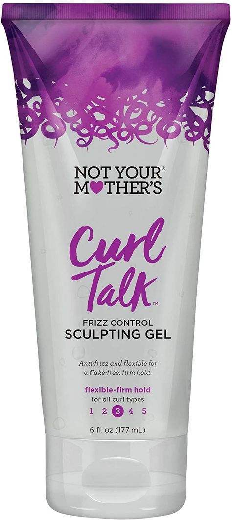 Not Your Mothers Curl Talk Sculpting Gel 6 Ounce Frizz Control: Amazon.co.uk: Beauty Not Your Mothers Hair Products, Not Your Mothers Curl Talk, Hair Gel Recipe, Best Curl Cream, Curl Talk, Wavy Hair Products, S Curl, Curl Defining Cream, Curly Hair Products