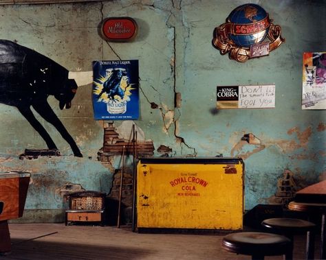 Riverside Lounge. Shaw, Mississippi. 1989. Photograph:  Birney Imes-from Juke Joints Juke Joints, Southern Art, Living Tv, Mississippi Delta, William Eggleston, Martin Parr, Honky Tonk, Documentary Photography, Artistic Photography