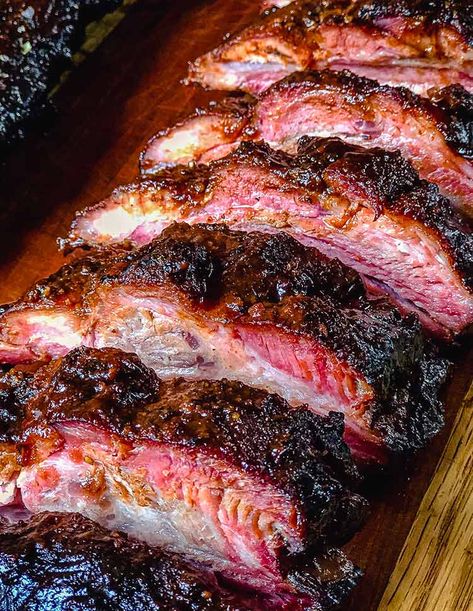 Baby Back Rib Recipe | Apple Cinnamon Brine | Grillseeker Brine Ribs, Rib Tips, Bbq Baby Back Ribs, Back Ribs, Smoked Ribs, Rub Recipes, Baby Back Ribs, Bbq Ribs, Rib Recipes