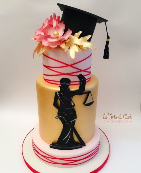 Law graduation cake Graduate Cake Ideas, Law Cake, Lawyer Cake, Law Graduation, Law Graduate, Graduation Cake Designs, Graduation Party Cake, Christmas Cake Decorations, Cake Blog