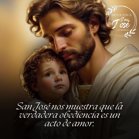 San José y el valor de la obediencia La obediencia de San José fue absoluta. No cuestionó el mandato divino, sino que lo abrazó con total confianza. Este valor, hoy en día, es un recordatorio de que la obediencia a Dios trae paz y bendiciones, aun cuando no entendamos los caminos. San José nos muestra que la verdadera obediencia es un acto de amor. Que pidamos a San José nos ayude a ser obedientes a la voluntad de Dios, incluso en las pequeñas cosas. Que su ejemplo nos inspire a vivir la vida... Lives Of The Saints, The Saints, San Jose, Quick Saves, Santos