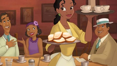 Frog Food, Tiana Disney, Princesa Tiana, Recipe Icon, Life Hacks Beauty, Princess Tiana, Old Disney, Lady And The Tramp, Beauty Hacks Video