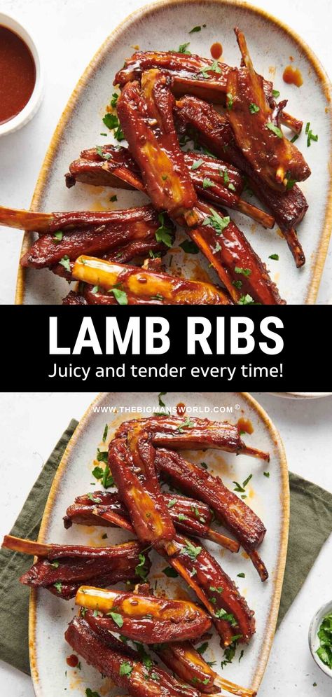 Slow Cooker Lamb Ribs, Lamb Short Ribs Recipe, Sticky Lamb Ribs, Slow Cooked Lamb Ribs, Lamb Rib Roast Recipes, Lamb Ribs Instant Pot, Lamb Rib Marinade Recipe, Bbq Lamb Ribs, Lamb Rib Recipes