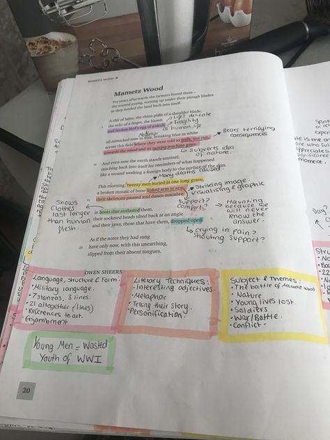 Mametz Wood Poem Analysis, English Literature Poems, Poem Analysis, Gcse English Literature, I Hate School, Hate School, English Literature, Literature, Poetry