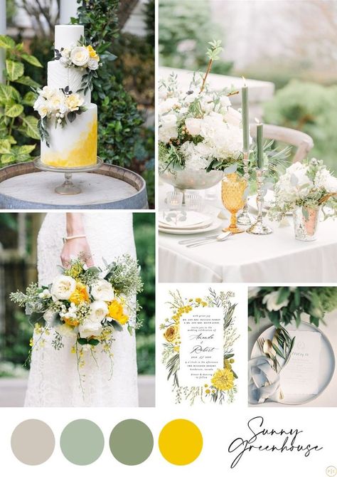 Light Yellow Weddings, Italian Wedding Reception, Yellow White Wedding, Summer Wedding Style, Yellow Wedding Inspiration, Yellow Wedding Theme, Wedding Color Scheme, Mediterranean Wedding, White Wedding Theme