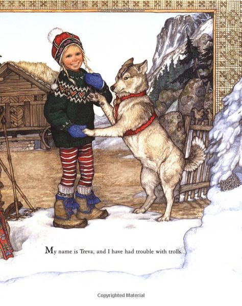 Jan Brett, Winter Girl, Mary Engelbreit, Children's Book Illustrations, Children's Illustration, Children's Literature, Christmas Illustration, Childrens Illustrations, Book Illustrations