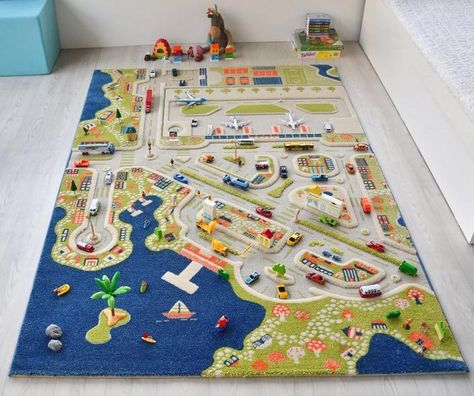 Take a closer look... City Nursery, Cow Boys, Mini City, Toddler Education, Play Rug, House Bedroom, Interactive Play, Play Mat, Business For Kids