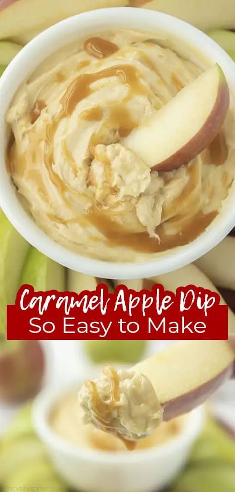 Carmel Desserts, Caramel Apple Dip Recipe, Apple Dip Recipe, Butter Dips, Dips Savory, Easy Fruit Dip, Food Studies, Home Made Candy, Dessert Dip Recipes