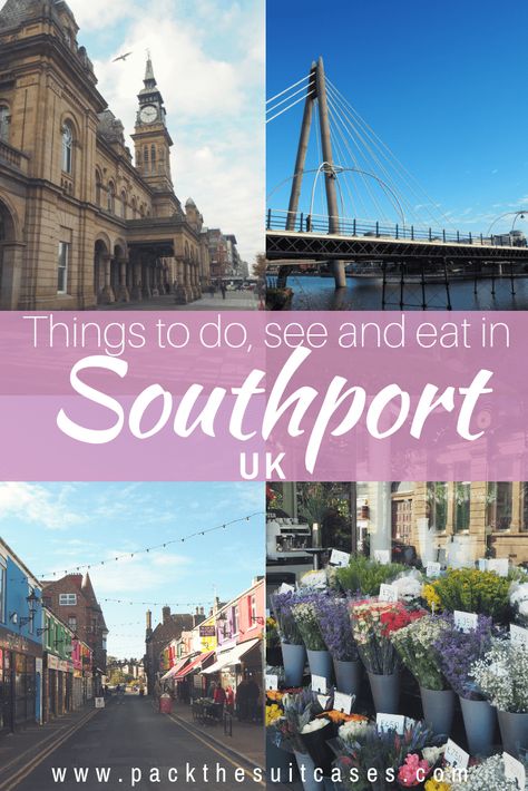 20 things to do in Southport, UK | PACK THE SUITCASES Southport England, Uk Beaches, United Kingdom Travel, Northern England, Vintage Shopping, Seaside Town, London Tours, City Breaks, Weekend Breaks