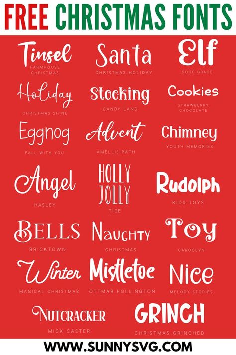 free christmas fonts for cricut Cricut Christmas Fonts Free, Christmas Fonts Dafont, Cricut Christmas Fonts, Santa Writing Font, Christmas Handwriting Fonts, Free Christmas Monogram Svg Files For Cricut, Christmas Letter Template Free Printable, Merry Christmas Template Free Printable, December Font Ideas