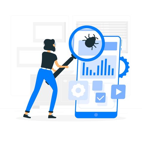 "Mobile app testing allows the testers to deliver better software and helps the mobile applications to be successful in testing its functionality, usability, consistency, etc. " Functional Testing, Test Plan, School Technology, React Native, Concept Illustration, Software Testing, Website Design Company, Responsive Web, Rewards Program