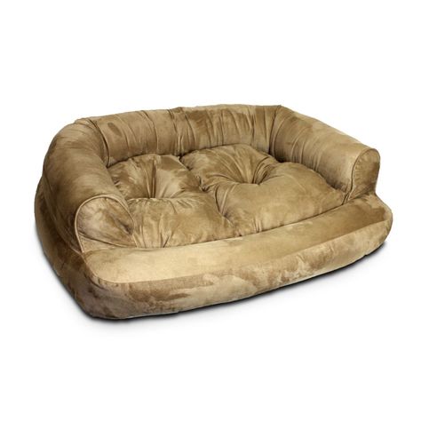 Snoozer Luxury Overstuffed Microsuede Pet Sofa >>> Trust me, this is great! Click the image. : Dog Beds and Furniture Dog Couch, Pet Sofa Bed, Bolster Dog Bed, Dog Sofa Bed, Pet Sofa, Dog Bed Furniture, Cat Bed Furniture, Dog Sofa, Material Bed