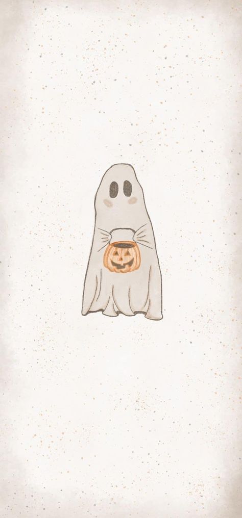 Cute Ghost Wallpaper, Background Ghost, Ghost Background, Middle Finger Wallpaper, Autumn Phone Wallpaper, Halloween Wallpaper Iphone Backgrounds, Minimalist Halloween, Fall Wallpapers, Halloween Wallpapers