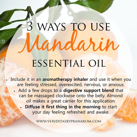 3 ways to use Mandarin essential oil from Veriditas Botanicals (Veriditas by Pranarom). Magick Oil, Simply Earth, Mandarin Essential Oil, Homemade Essential Oils, Tangerine Essential Oil, Essential Oils Herbs, Essential Oil Benefits, Essential Oil Perfume, Candle Labels