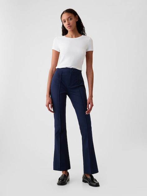 Women's Pants | Gap Corporate Clothes, Clothes Trousers, Stretchy Dress Pants, Lawyer Fashion, Uniform School, Navy Blue Pants, Business Pants, Boss Girl, Work Fits