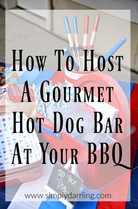 Looking for an easy and unique meal to serve at your BBQ this summer? Check out this awesome Gourmet Hot Dog Bar, it is such a fun dinner to have with friends. Find out some awesome toppings to use and how to make it an easy dinner for the you to put together.  Thanks to @duraflame it is super easy for each person to make their hot dog over the fire! #duraflame {AD} Gourmet Hot Dog Bar Party Ideas, Hot Dog And Sausage Bar, Serving Hot Dogs At A Party, Hot Dog Roast Party, Hamburger And Hot Dog Bar Ideas, Hamburger Hot Dog Bar, Hamburger And Hot Dog Party Ideas, Build Your Own Hot Dog Bar, Hot Dog Bar Ideas Toppings