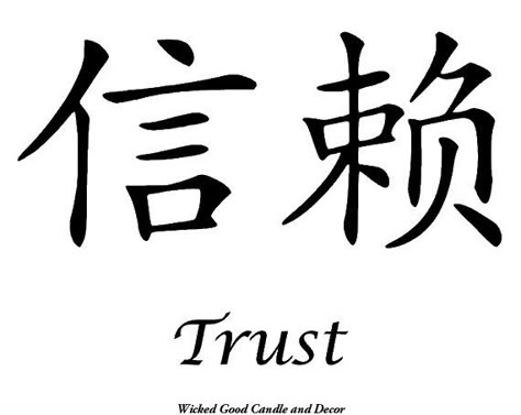 . Symbol For Trust, Trust Tattoo, Chinese Symbol Tattoos, Tattoo Symbols, Alphabet Symbols, Symbol Tattoo, Chinese Tattoo, Japanese Symbol, Tattoo Signs