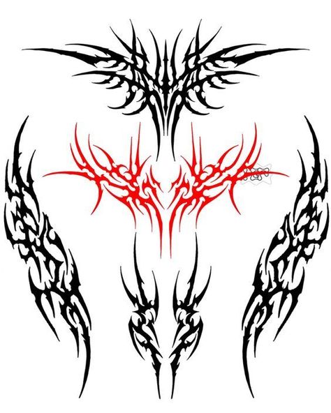 Crazy Line Tattoos, Neotribal Design, Neo Tribalism Tattoo, Neotribal Tattoo Design, Neotribal Tattoo, Sigil Tattoo, Geniale Tattoos, Red Tattoos, Tattoo Portfolio