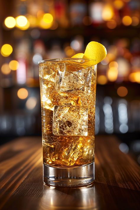 Simple and Delicious Highball Cocktail Recipe for Your Next Party #cocktails #cocktailrecipes #classiccocktails Highball Recipe, Whiskey Highball, Highball Cocktail, Food Platter, Party Cocktails, Classic Cocktail Recipes, Good Whiskey, Bar Spoon, Rye Whiskey