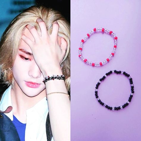 Jewelry Findings Guide, Jewelry Kpop, Kawaii Bracelet, Pop Jewelry, Bracelet Inspiration, Skz Stay, Bracelets Handmade Diy, Bracelet Craft Diy, Bead Charms Diy