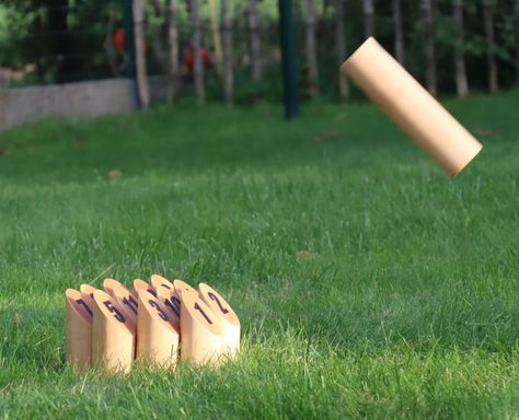 Mölkky, a Throwing Game (no Power Tools) : 5 Steps (with Pictures) - Instructables Throwing Games, Portable Workbench, Hand Plane, Marking Gauge, Support Columns, Backyard Games, Wood Oil, Hand Saw, Soldering Iron