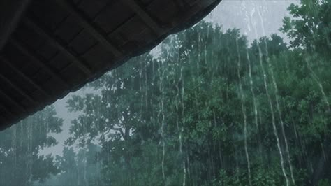 Rain Animation, Rain Gif, The Garden Of Words, Wolf Children, Smell Of Rain, Anime Gifs, Nature Gif, Aesthetic Gif, Jena