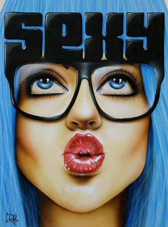 Distinction Gallery | Artists featuring Gabe Leonard original art and prints Evvi Art, Pop Art Girl, Duck Face, Flowers Wallpaper, Wearing Glasses, Art Pop, Happy B Day, Happy Birthday Quotes, Op Art