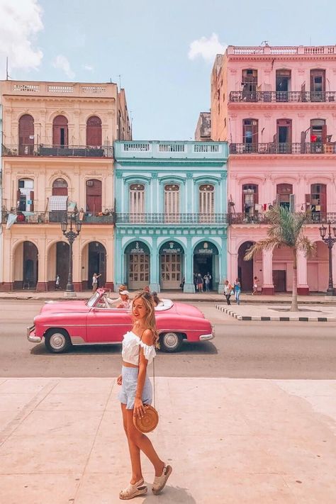 Aesthetic picture of Havana, Cuba. Discover more photos of Lucy Tranos with On The Road Again Cuba Outfit, Cuba Vacation, Cuba Beaches, Affordable Honeymoon, Cuba Photography, Cuba Photos, Varadero Cuba, Visit Cuba, Beach Honeymoon