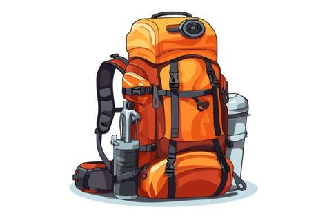 Hiking Backpack Clipart Backpack Clipart, Backpack Hiking, Graphic Illustrations, Printable Illustrations, Hiking Backpack, Graphic Illustration, Creative Fabrica, Linux, Click Here