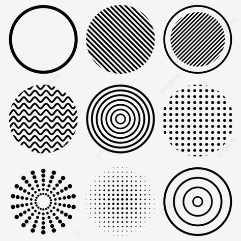 Circle Motifs Design, Circle Design For Project, Aesthetic Circle, Circle Graphic Design, Circle Vector, Circle Drawing, Coffee Brand, Element Design, Round Pattern