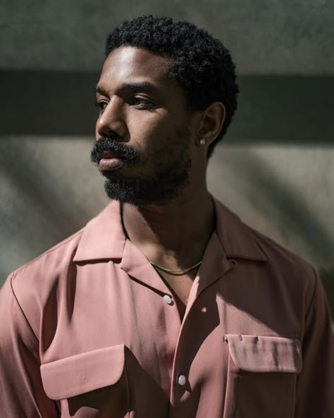 Michael B Jordan Shirtless, Bloxburg Bedroom Ideas, Michael Bakari Jordan, Taper Fade Curly Hair, Bloxburg Bedroom, Mustache Men, Afro Men, Black Men Haircuts, Classy Outfits Men