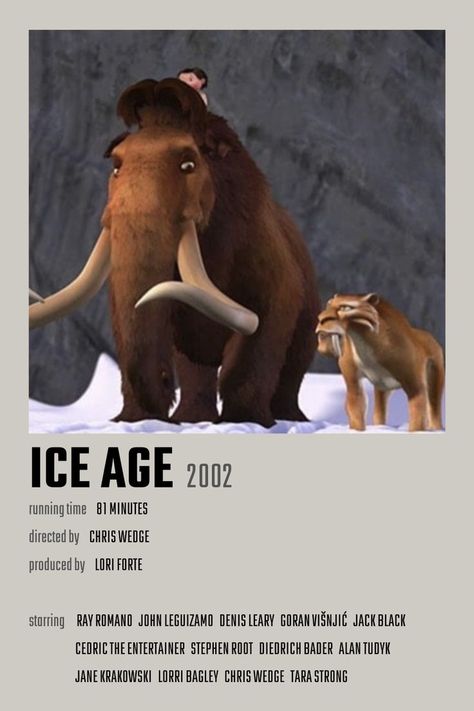 Ice Age Movie, Ice Age Movies, Cedric The Entertainer, Christmas Films, Movie Card, Film Posters Vintage, Kids' Movies, Movie Posters Minimalist, Ice Age