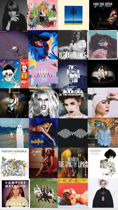 Favorite 2010s albums #music #indie #pop Vampire Weekend Contra, Electra Heart, Carly Rae Jepsen, Vampire Weekend, Marina And The Diamonds, Indie Pop, Hozier, Paramore, Music