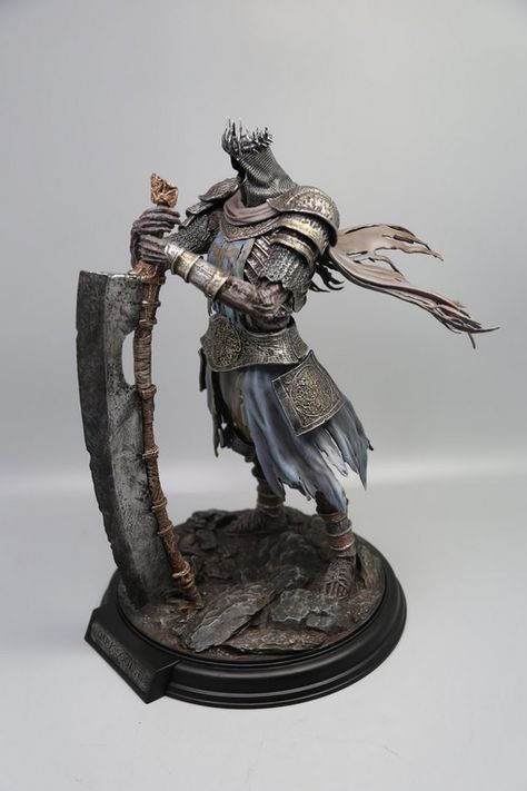 Dark Souls Miniatures, Dark Souls Statue, Dark Souls Figures, Dark Souls Artorias, Dark Souls Artwork, Dnd Minis, Bloodborne Art, Warhammer Paint, Dark Souls 3