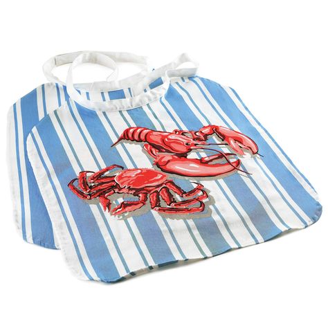 Norpro 6502 Seafood Bib, Set of 2: Amazon.co.uk: Kitchen & Home Lobster Bib, Lobster Dinner, Crab And Lobster, Bib Set, Dinnerware Sets, Bibs, Crab, Seafood, Gadgets