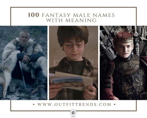 A List of Fantasy Male Names To Choose From (1)