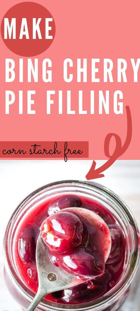 Bing Cherry Recipes, Bing Cherry Pie, Cherry Pie Filling Recipe, Homemade Cherry Pie Filling, Homemade Cherry Pie, Cherry Pie Filling Recipes, Iced Buns, Cherry Hand Pies, Sweet Cherry Pie