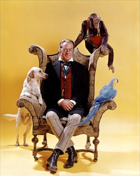 Rex Harrison as Doctor Dolittle ( 1967 ) Best Period Dramas, Recycled Costumes, Rex Harrison, Dr Dolittle, Film Lovers, Vintage Icons, Movie Sets, Musical Movies, Period Dramas