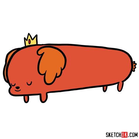 Hot Dog Princess, Unique Hot Dogs, Weird Smile, Hotdog Dog, Adventure Time Drawings, Animal Photography Dogs, Animal Pictures For Kids, Princess Adventure, Cartoon Drawings Of Animals