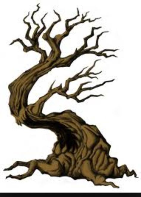 Tree Dead Tree Tattoo, Scary Trees, Creepy Tree, Trees Drawing, Scary Drawings, Forest Drawing, Creepy Halloween Decorations, Tree Tattoo Designs, Spooky Trees