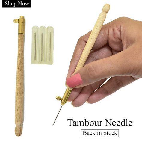 Tambour Hook, Tambour Embroidery, Embroidery Tools, Thread & Yarn, Embroidery Materials, Types Of Embroidery, Embroidery Jewelry, Embroidery Needles, Back In Stock