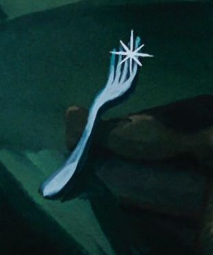 The Dinglehopper (a.k.a. the fork) is an artifact from the sunken ship which Ariel and Flounder explore early in The Little Mermaid. It is in fact a fairly ordinary object, but Ariel prizes the dinglehopper, as it is an artifact of the human world. Due to his lack of knowledge of the human world, Scuttle gives this strange name to the object rather than the more-accurate "fork." While exploring the sunken ship near the beginning of the film, Ariel encounters an item that has been n... Little Mermaid Painting, Movie Trivia Quiz, Summer Camp Art, Sunken Ship, Disney Sleeve, Ariel And Flounder, Pocket Princesses, Aesthetic Objects, Disney Wiki